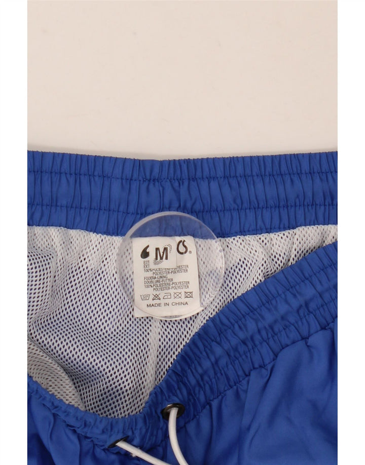 Pantaloni de trening Asics pentru bărbați, albastru mediu, poliester color bloc