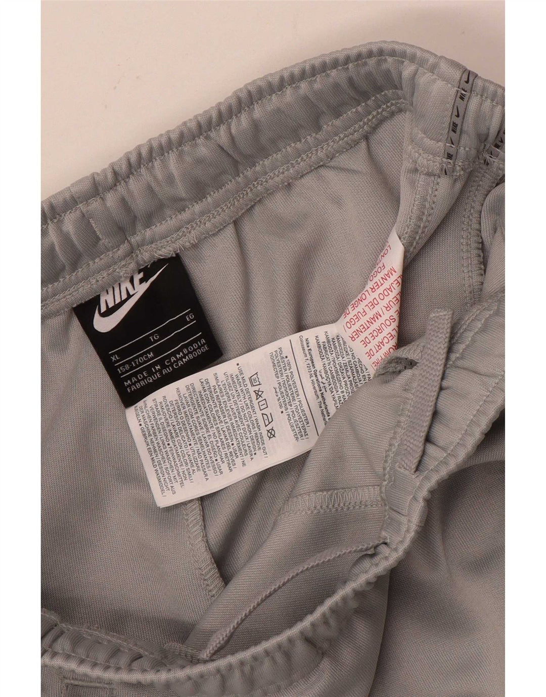 Nike băieți pantaloni de trening Pantaloni de jogging 13-14 ani XL poliester gri
