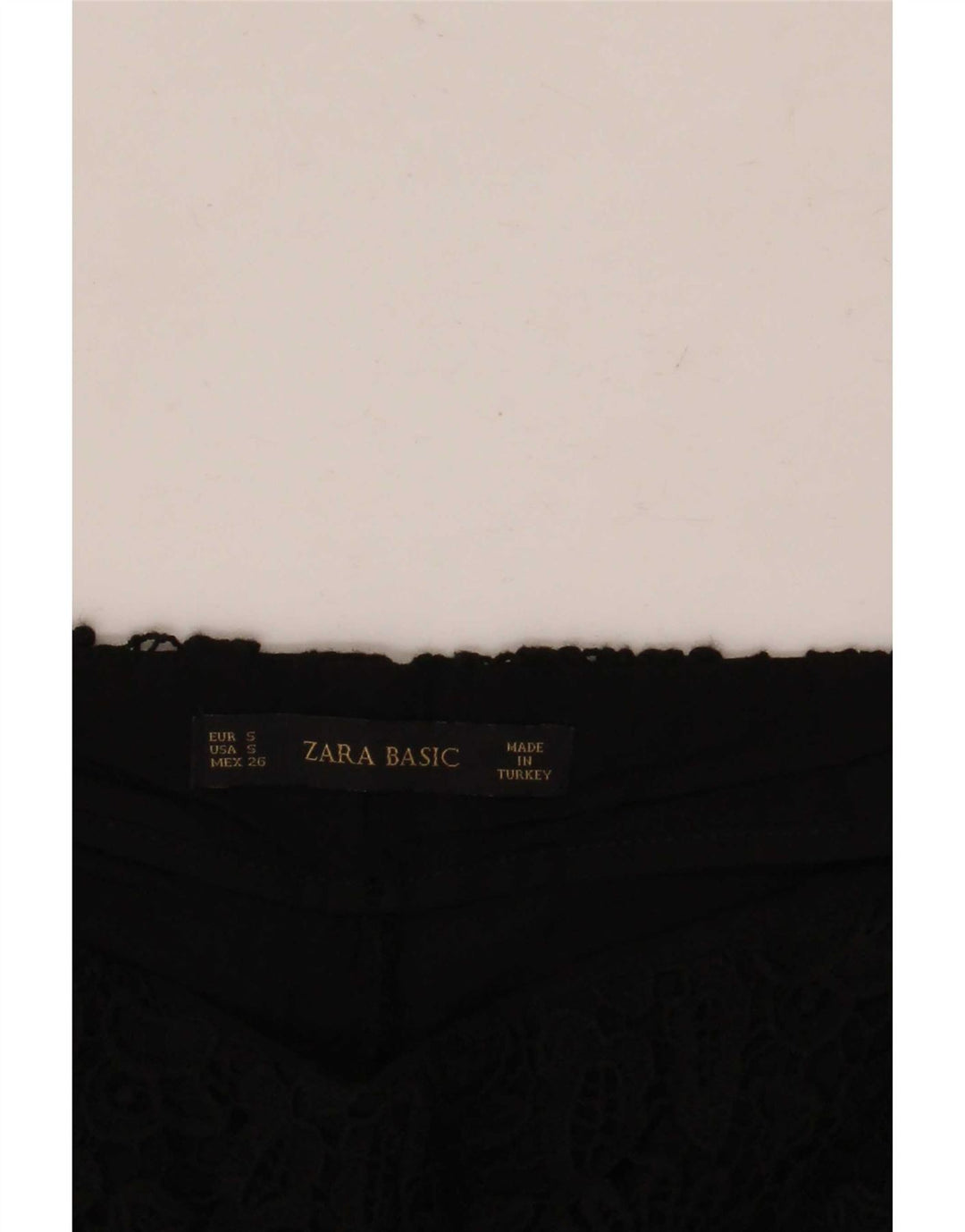 Pantaloni scurti casual pentru femei Zara Mici W26 Negru Floral