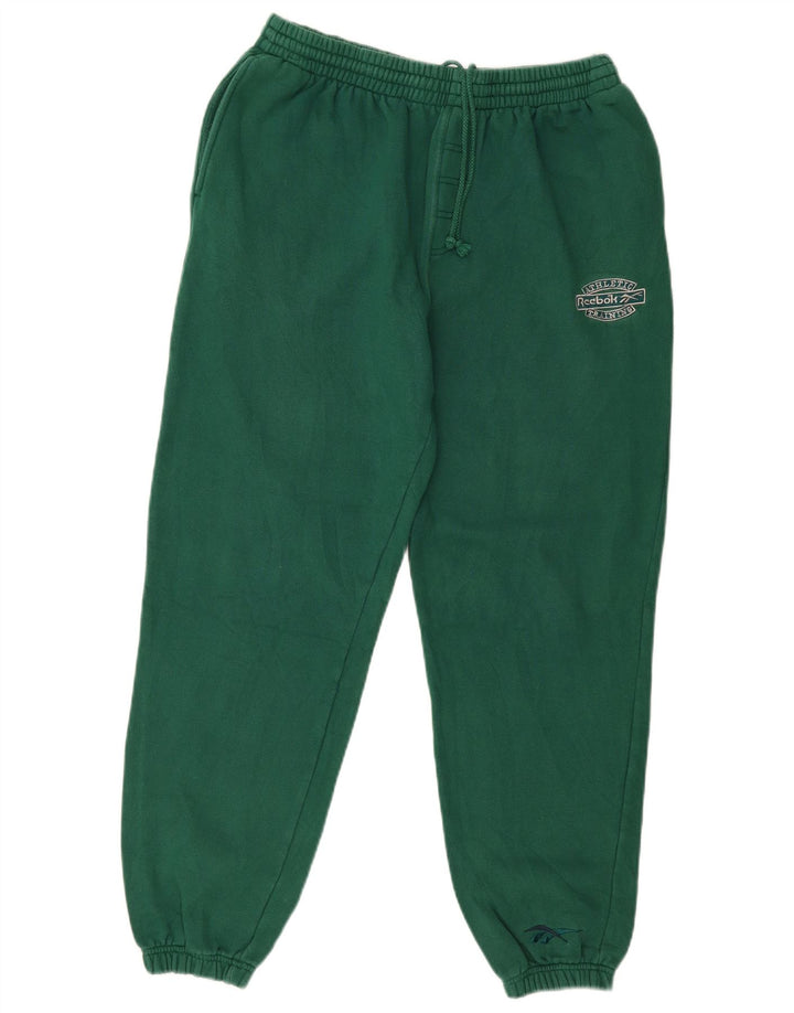 Pantaloni de trening pentru bărbați Reebok Pantaloni de jogging, bumbac verde mediu