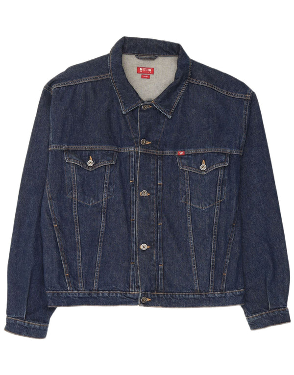 Jachetă de blugi pentru bărbați Mustang UK 42 XL bumbac bleumarin