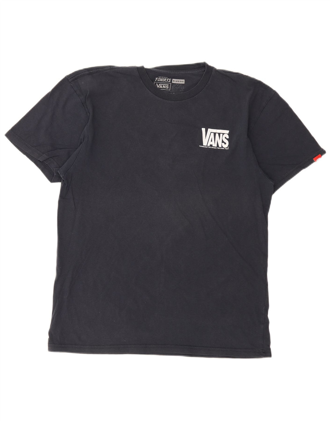 Tricou grafic Vans pentru bărbați Top mare din bumbac bleumarin