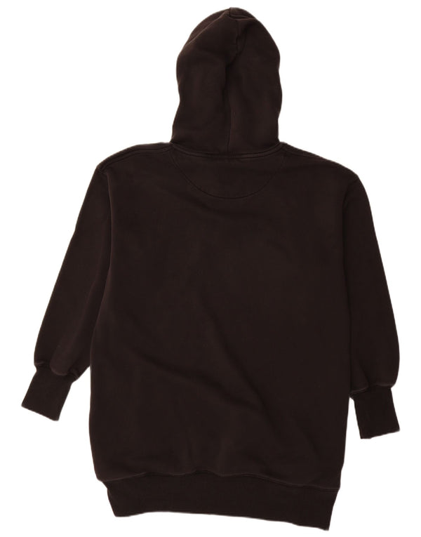 G-Star Rochie cu hanocă supradimensionată pentru femei, UK 14, bumbac mediu negru
