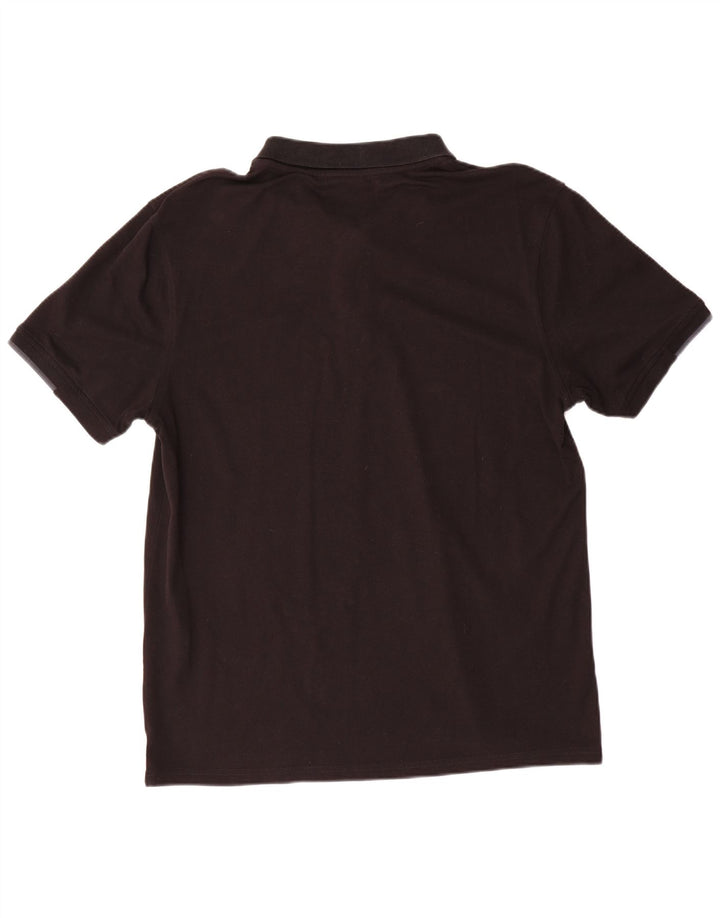 Tricou polo pentru bărbați Lyle & Scott XL, poliester negru