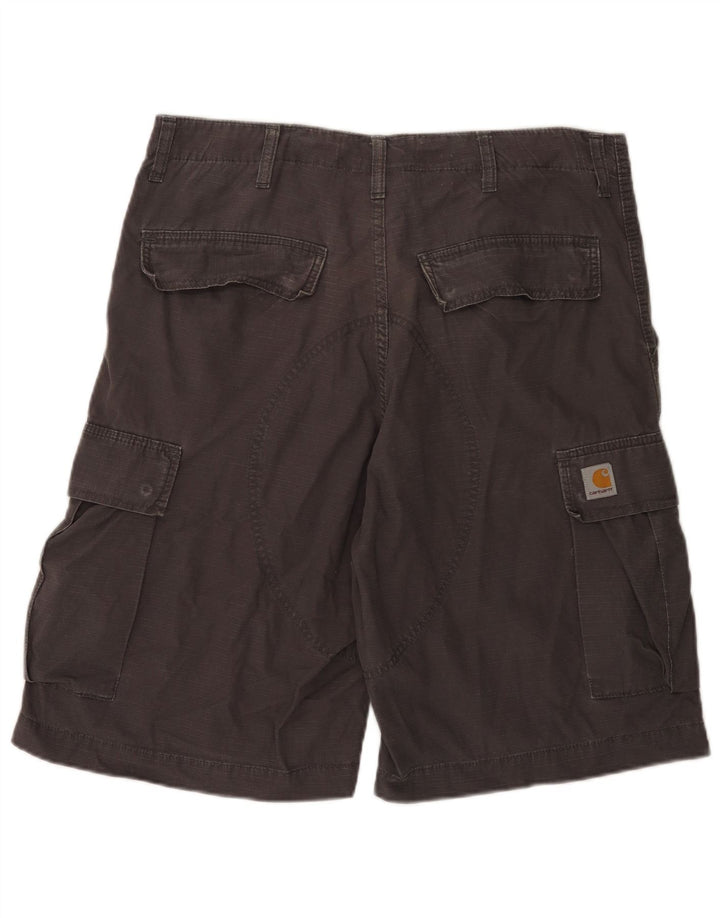 Pantaloni scurți Carhartt pentru bărbați W33, bumbac gri mediu