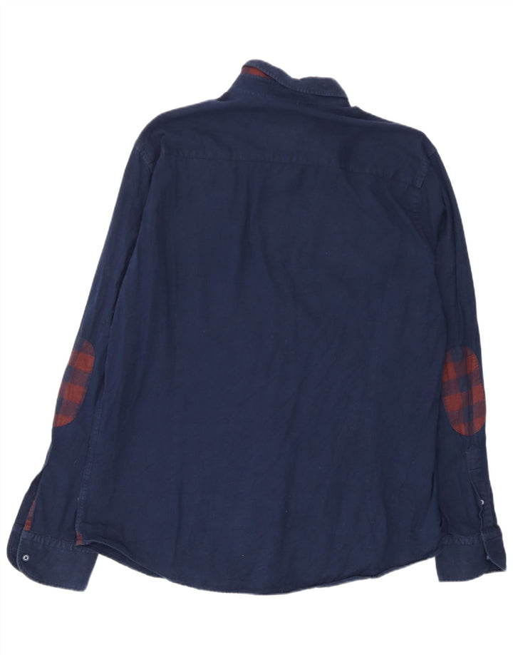 Cămașă Massimo Dutti pentru bărbați XL bleumarin