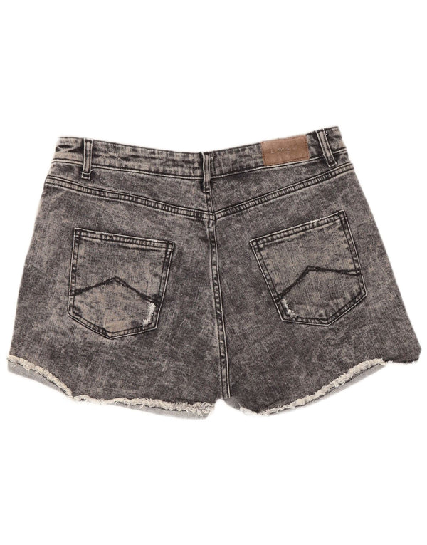 Pantaloni caldi din denim pentru femei Carrera Acid Wash IT 46 Large W31 Bumbac gri