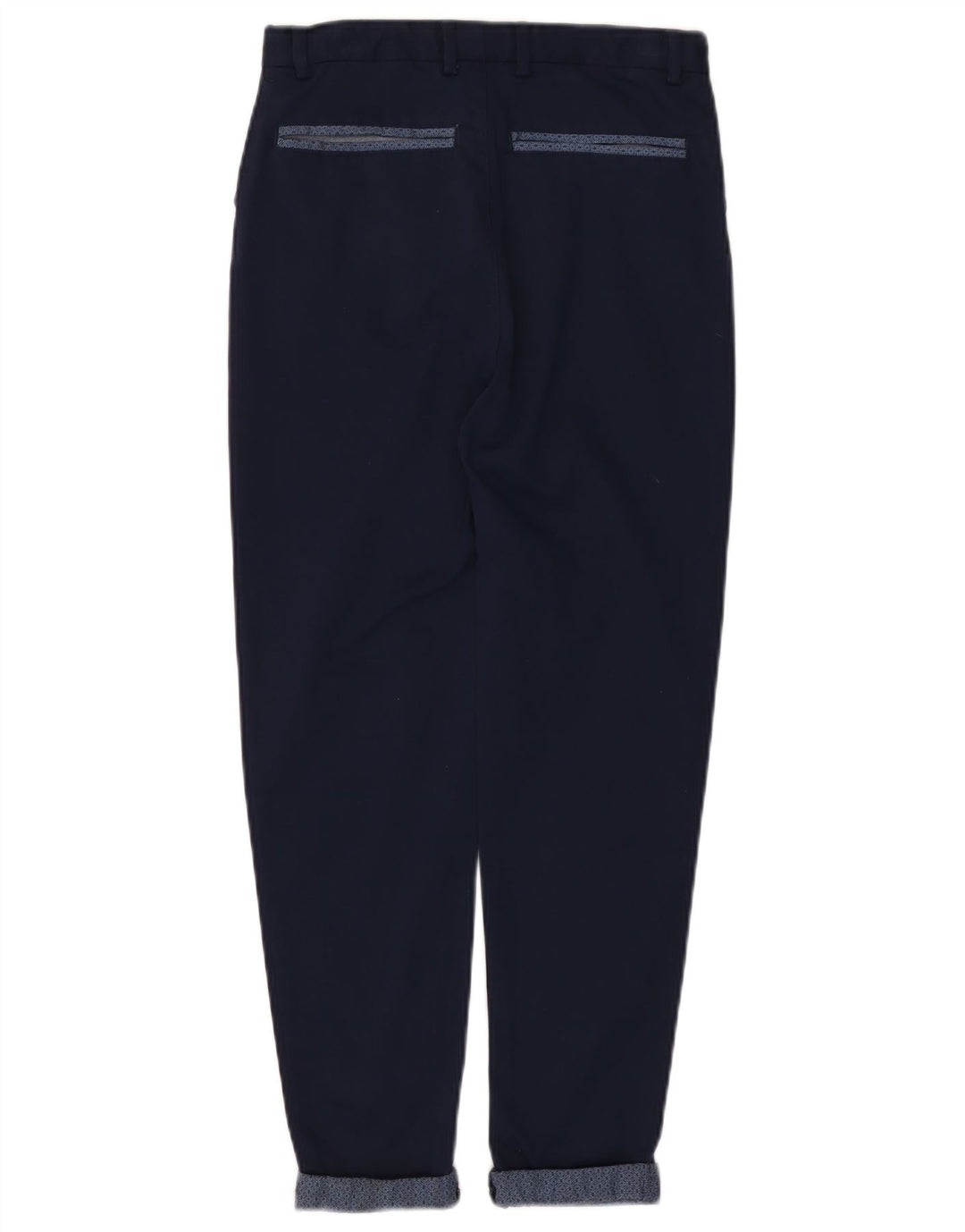 TED BAKER Pantaloni chino conici pentru fete 11-12 ani W26 L24 bleumarin
