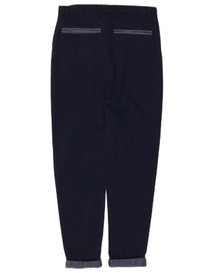 TED BAKER Pantaloni chino conici pentru fete 11-12 ani W26 L24 bleumarin
