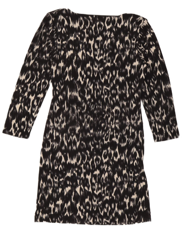 Rochie pentru femei Fenn Wright Manson UK 14, mare, negru, imprimeu animal