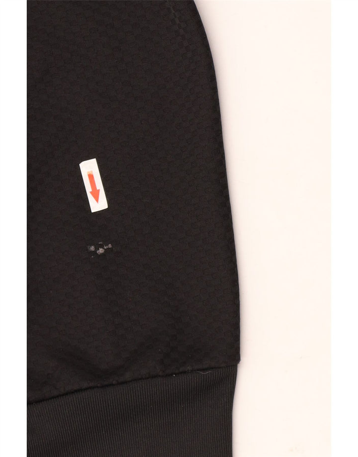 Pulover cu grafic pentru femei Adidas UK 12 Poliester mediu negru