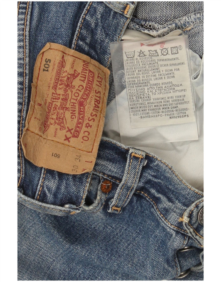 Blugi drepti 501 pentru femei Levi's W30 L30 bumbac albastru