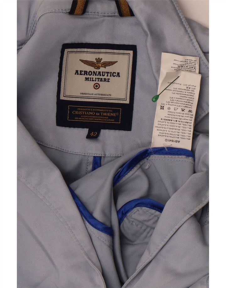Jachetă pentru femei Aeronautica Militare cu 2 nasturi IT 42 Medium Blue