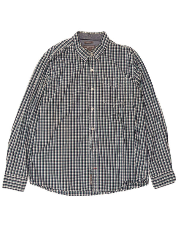 Cămașă Bărbați FAT FACE 2XL Blue Check Bumbac