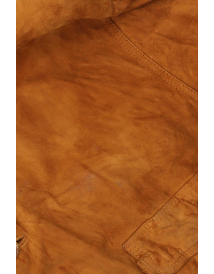 Bomber pentru bărbați Evolution din piele intoarsa UK 44 2XL din piele bej