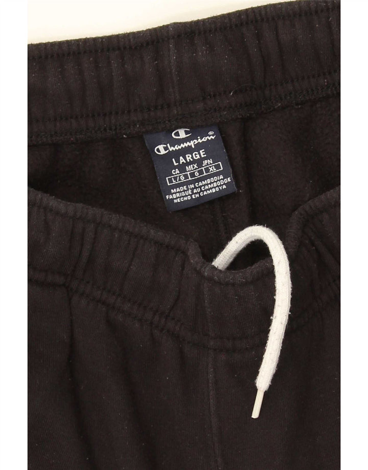 Pantaloni de trening pentru bărbați Champion Pantaloni de jogging mari negri