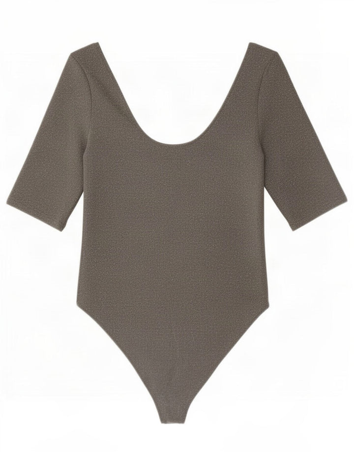 Body pentru femei Zara UK 14 mare, gri, elastan