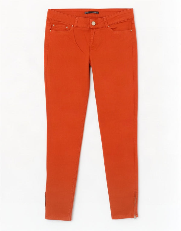 Blugi skinny pentru femei Zara EU 40 Medium W30 L29 Bumbac portocaliu