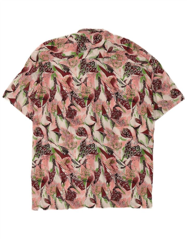 Cămașă Vintage pentru bărbați cu model abstract Mărimea 39/40 mediu multicoloră