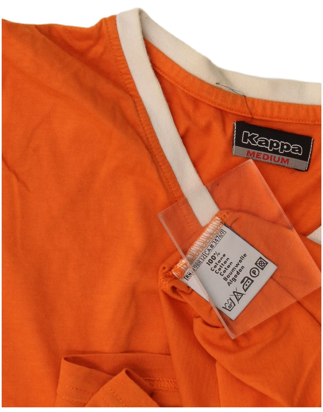 Tricou pentru femei Kappa Top UK 14 Bumbac portocaliu mediu