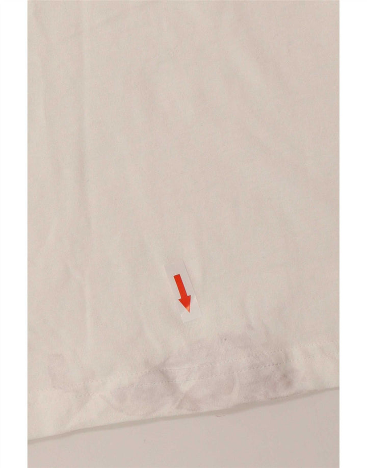 Tricou pentru bărbați Adidas Top 2XL Bumbac alb