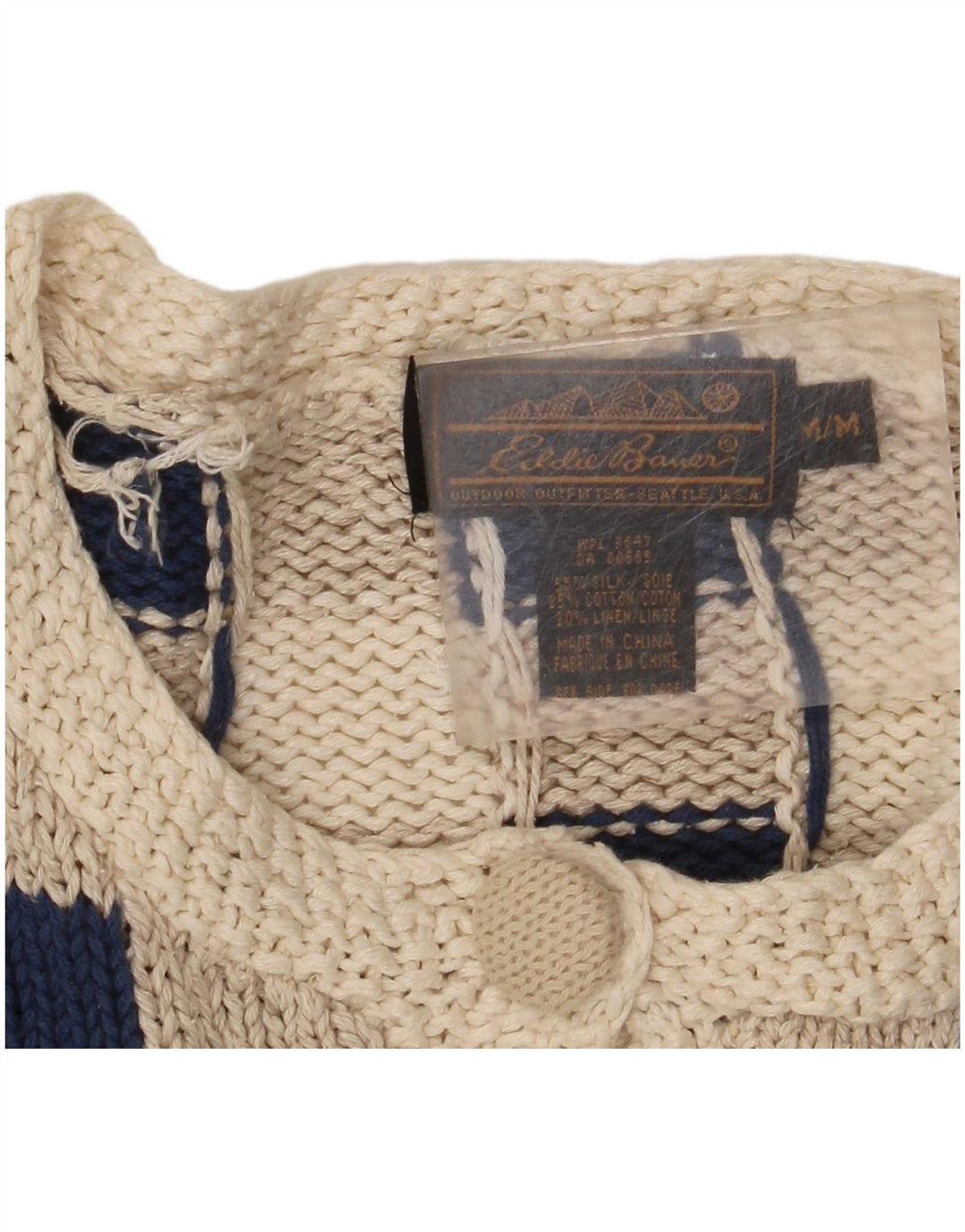 Eddie Bauer Pulover Crop Cardigan pentru Damă UK 14 Medium Gris Check Silk