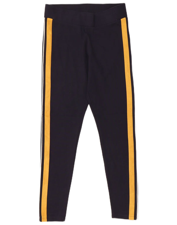 MARKS & SPENCER Leggings pentru femei UK 12 Mediu Bleumarin Viscoză Colorblock