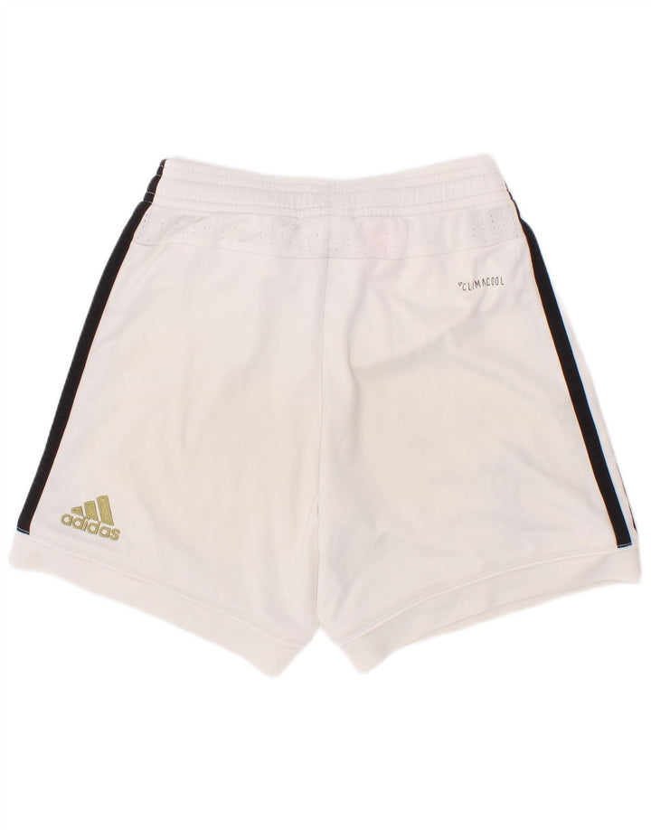 Pantaloni scurți sport Adidas pentru băieți Juventus Graphic 7-8 ani, alb, poliester