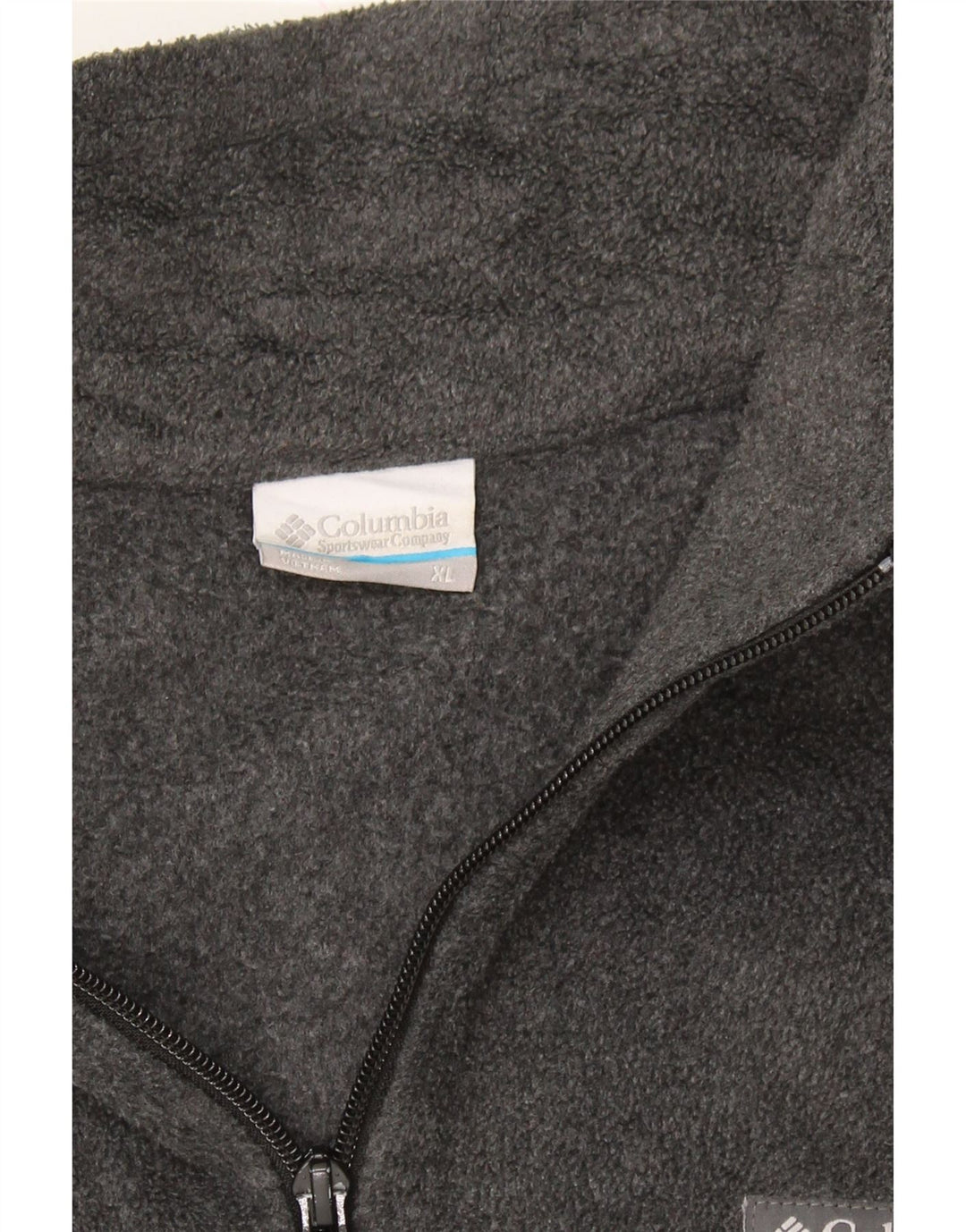 COLUMBIA Womens Fleece Jacket UK 18 XL Grey Polyester Vintage Columbia and Second-Hand Columbia from Messina Hembry 