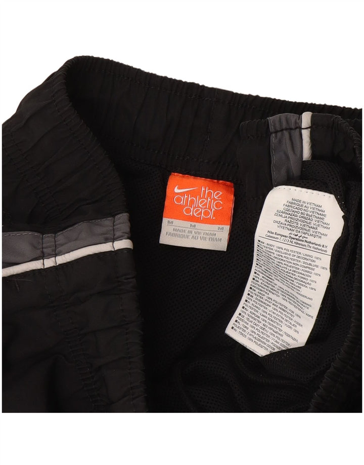 Pantaloni scurți sport Nike pentru bărbați, poliester mediu negru