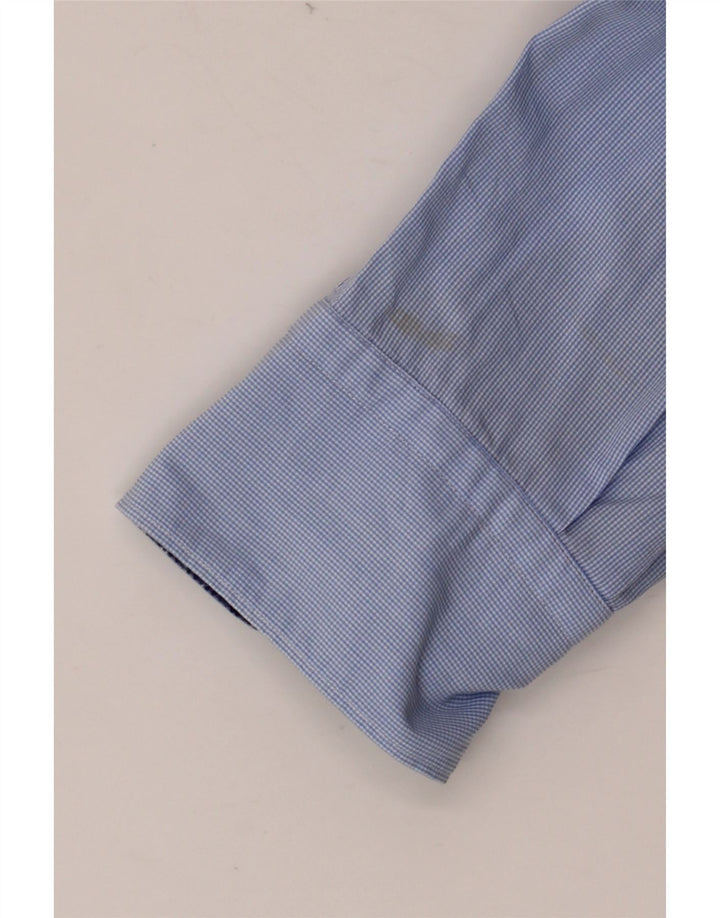 Cămașă pentru bărbați MASSIMO DUTTI Medium Blue Gingham