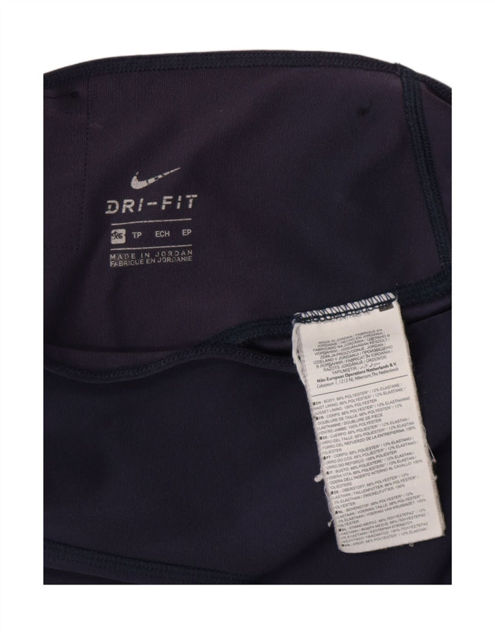 Leggings Dri Fit NIKE pentru femei UK 6 XS poliester bleumarin
