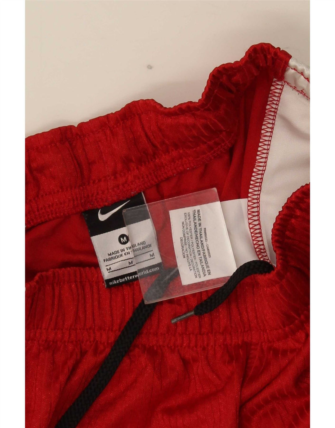 Pantaloni scurți sport Nike pentru bărbați, roșu mediu, poliester color bloc