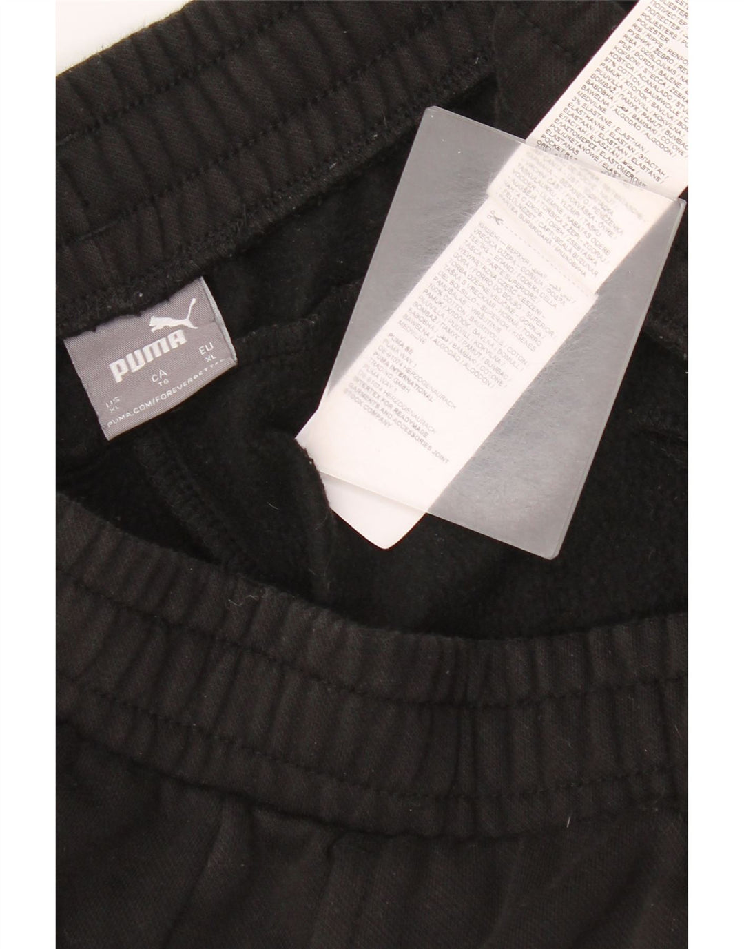 Pantaloni de trening Puma pentru bărbați Joggeri XL bumbac negru