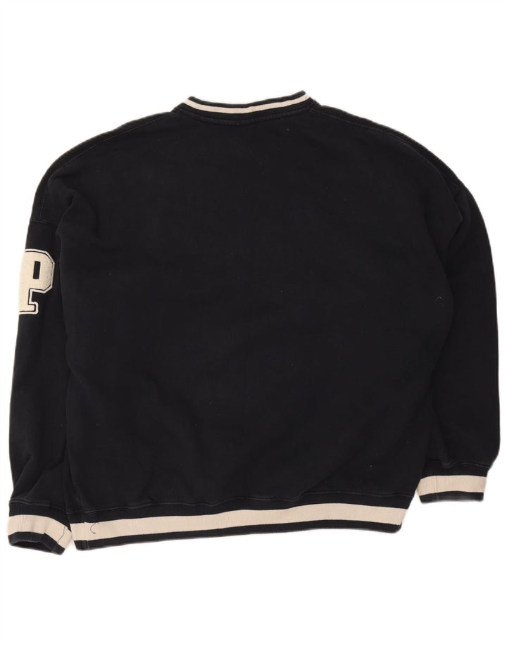 Pull & Bear Hanorac Pasadena pentru bărbați Pulover mare, bleumarin, color block