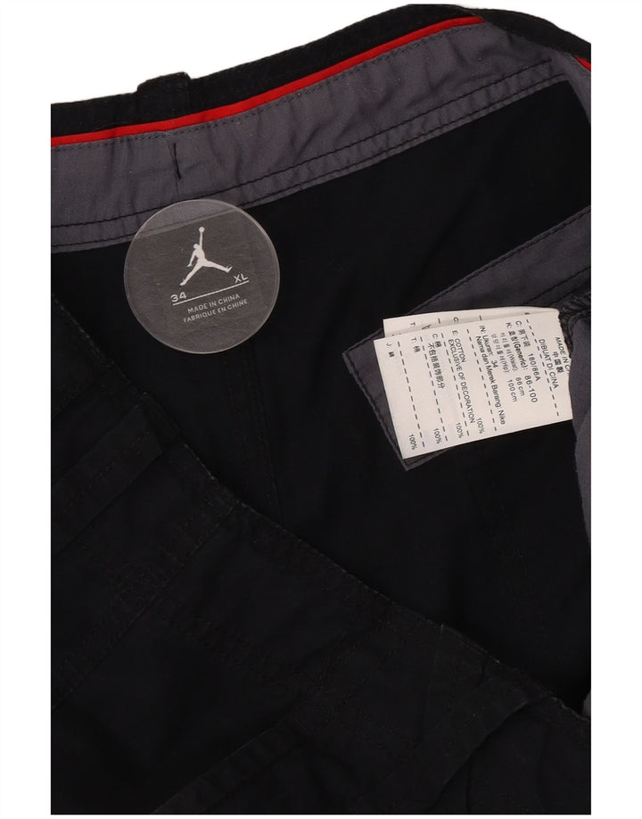 Bermude pentru bărbați Jordan XL W34, bumbac negru