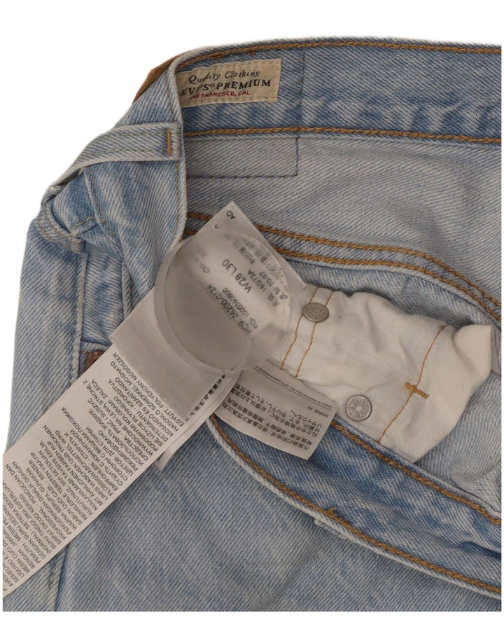 Blugi drepti pentru bărbați Levi's 501 W28 L30 Bumbac albastru