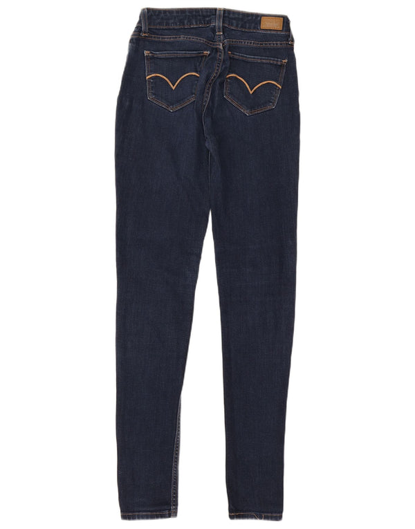 Jeans skinny Levi's pentru femei L26 L32, bumbac bleumarin