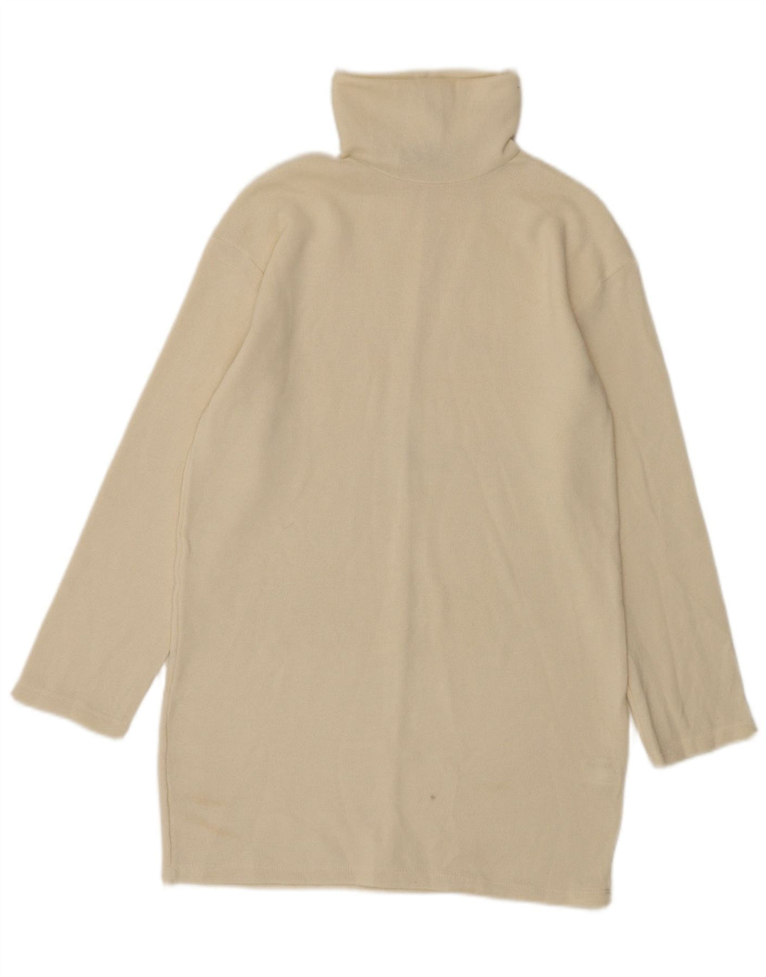 Rochie Pulover pentru Damă Zara UK 10 Mic Bej Poliester