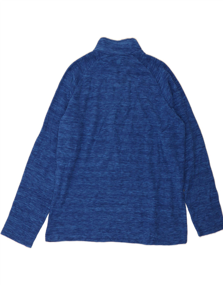 MOUNTAIN WAREHOUSE Mens Zip Neck Fleece Jumper Large Blue Vintage Mountain Warehouse and Second-Hand Mountain Warehouse from Messina Hembry 