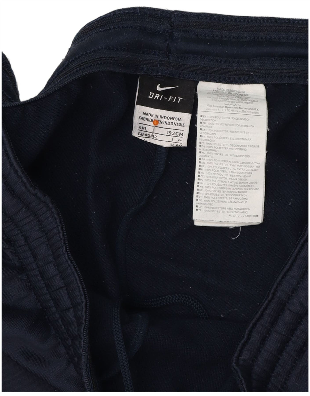 Pantaloni scurți sport pentru bărbați NIKE Dri Fit 2XL, albastru bleumarin, poliester color bloc