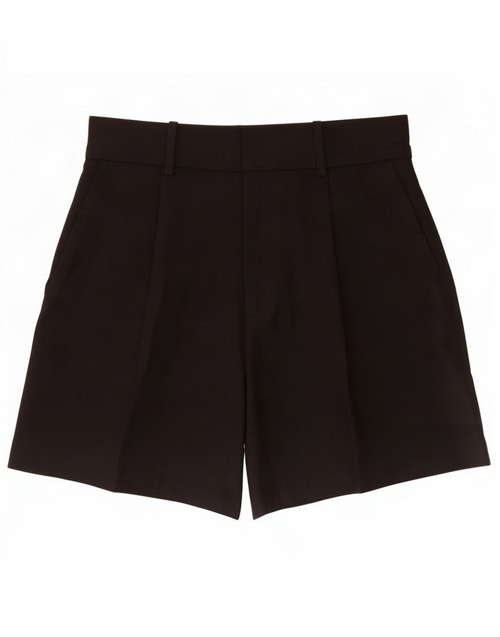 Pantaloni scurți chino pegged pentru femei Zara Medium W28 Poliester negru