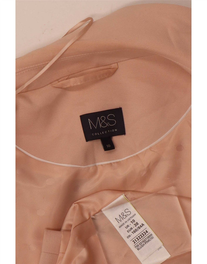 Jachetă blazer fără mâneci pentru femei Marks & Spencer UK 10 mic roz
