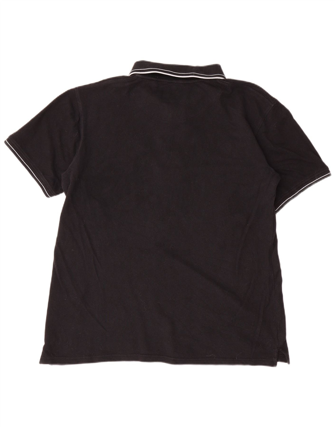 Tricou polo Lyle & Scott pentru bărbați, bumbac negru 2XL