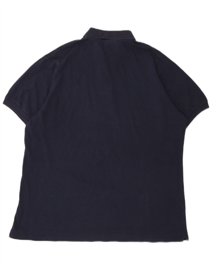 Tricou polo Lacoste pentru bărbați mărimea 5 mare, bumbac bleumarin