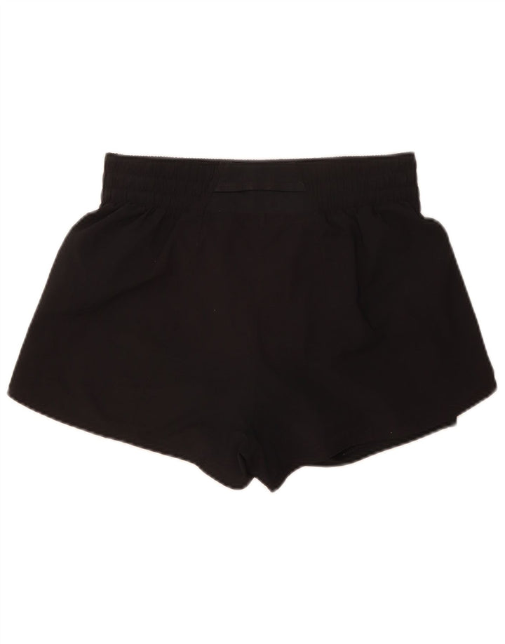Pantaloni scurți sport Nike Dri Fit pentru femei UK 12 Poliester mediu negru