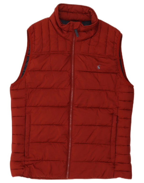 Gilet căptușit pentru bărbați Joules UK 38 Medium Burgundy Poliester