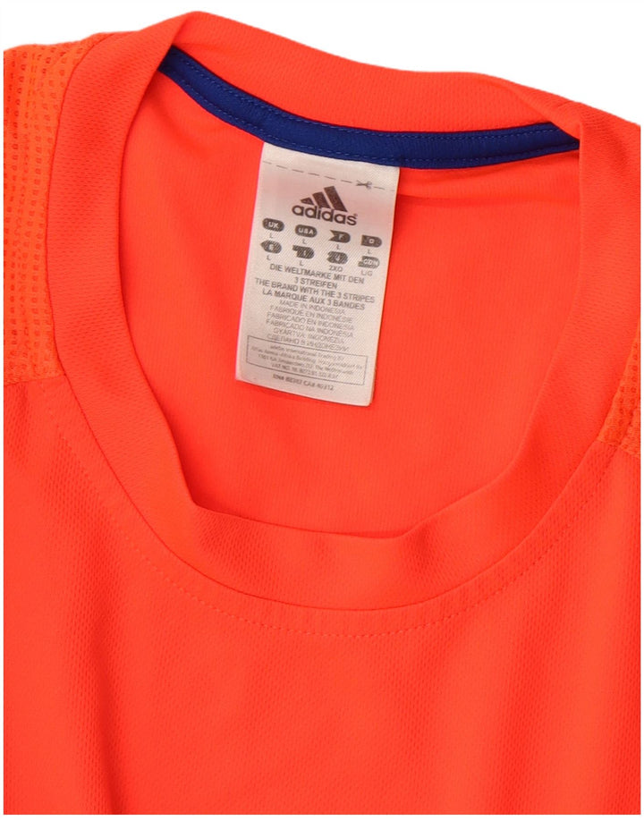 Tricou bărbați ADIDAS Top mare poliester roșu