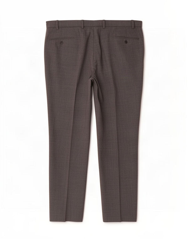 Marks & Spencer Pantaloni de costum croiți pentru bărbați L40 L31 Lână gri