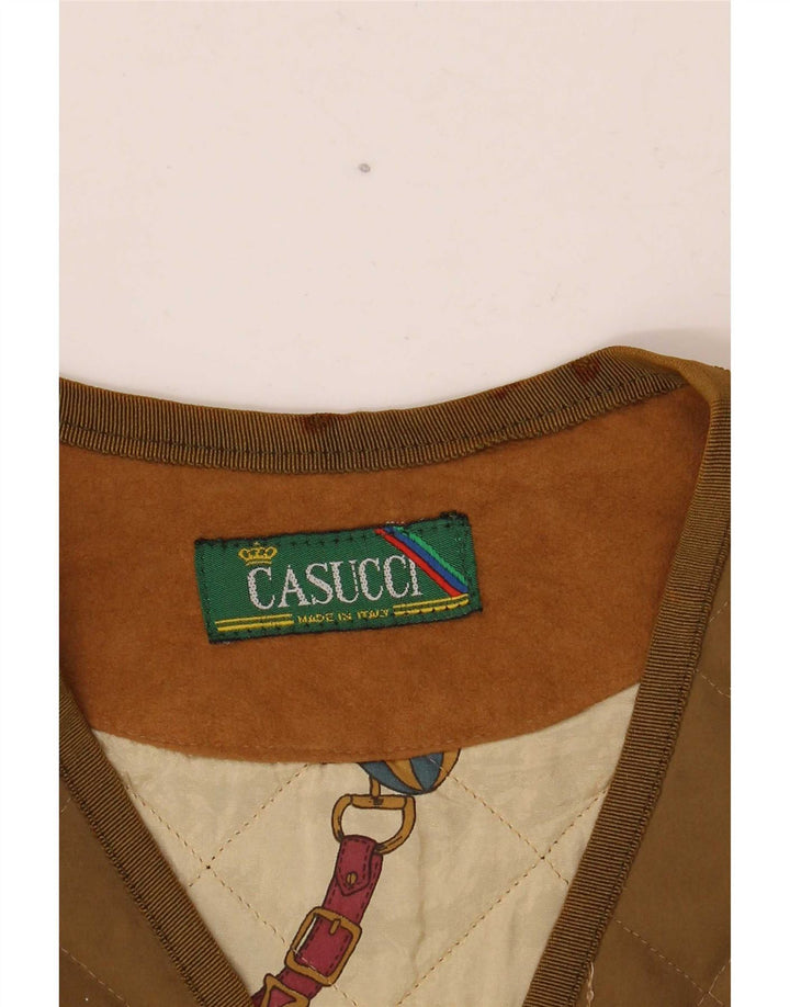 Gilet matlasat pentru bărbați Casucci UK 36 Poliester kaki mic